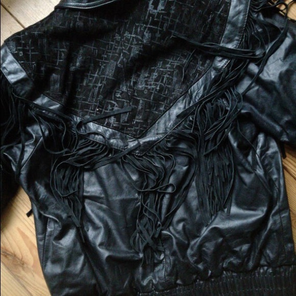 🎩Leather Black Jacket 🎩Made in Argentina 🇦🇷 - Picture 5 of 10